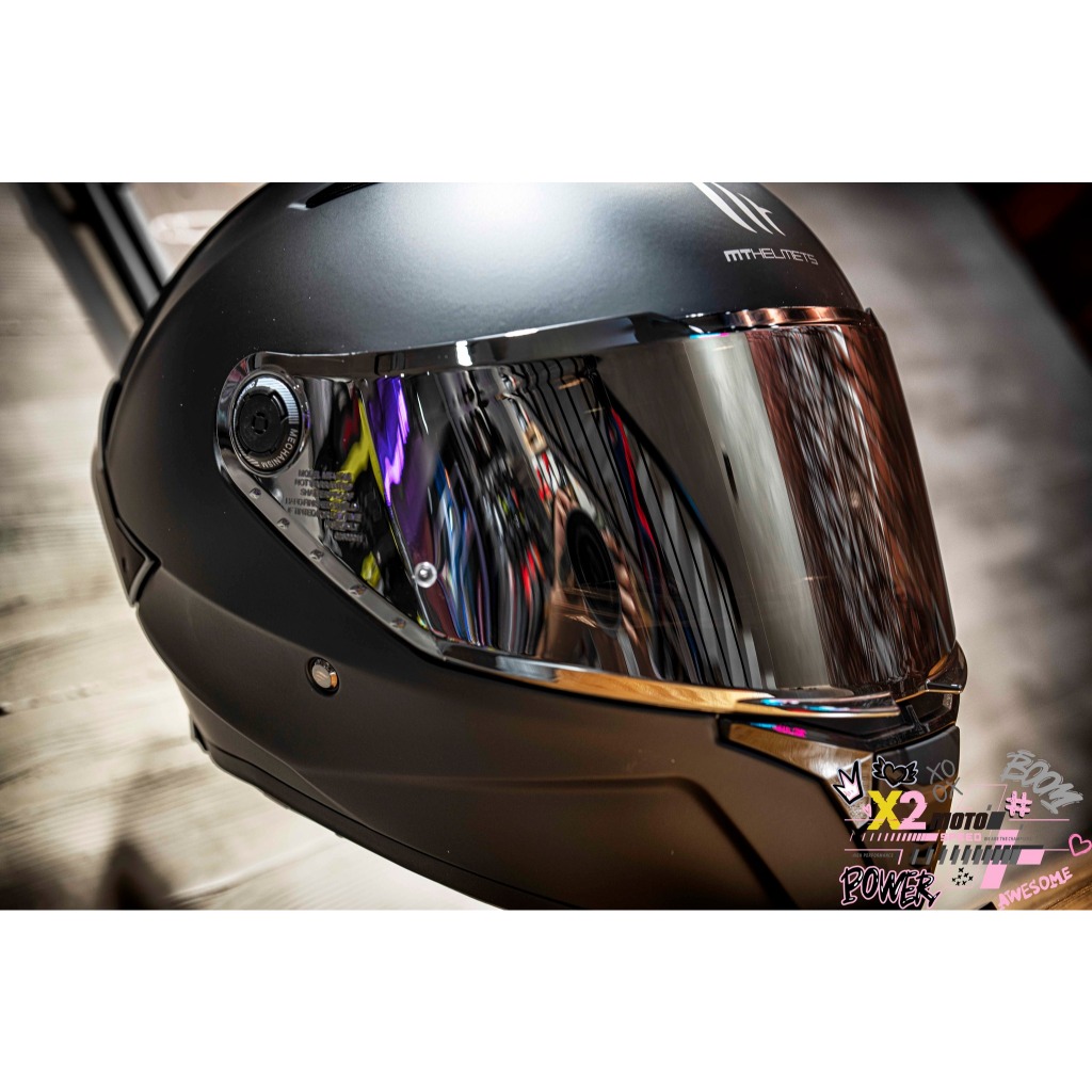 💟X2 Moto💟 MT Helmets® Thunder 4 SV 鏡片 電鍍片 電鍍銀