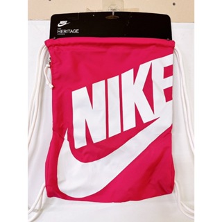 【特價出清】NIKE LOGO 束口袋 健身包 粉紅 BA5351-694