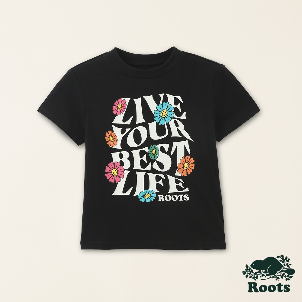 【Roots】小童-擁抱真我系列 文字設計有機棉短袖T恤