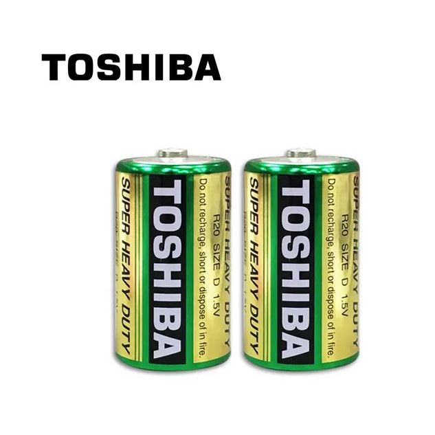TOSHIBA 碳鋅電池 1號電池  多用於熱水器、瓦斯爐、手電筒 / 2號電池 多用於時鐘、鬧鐘(2T)