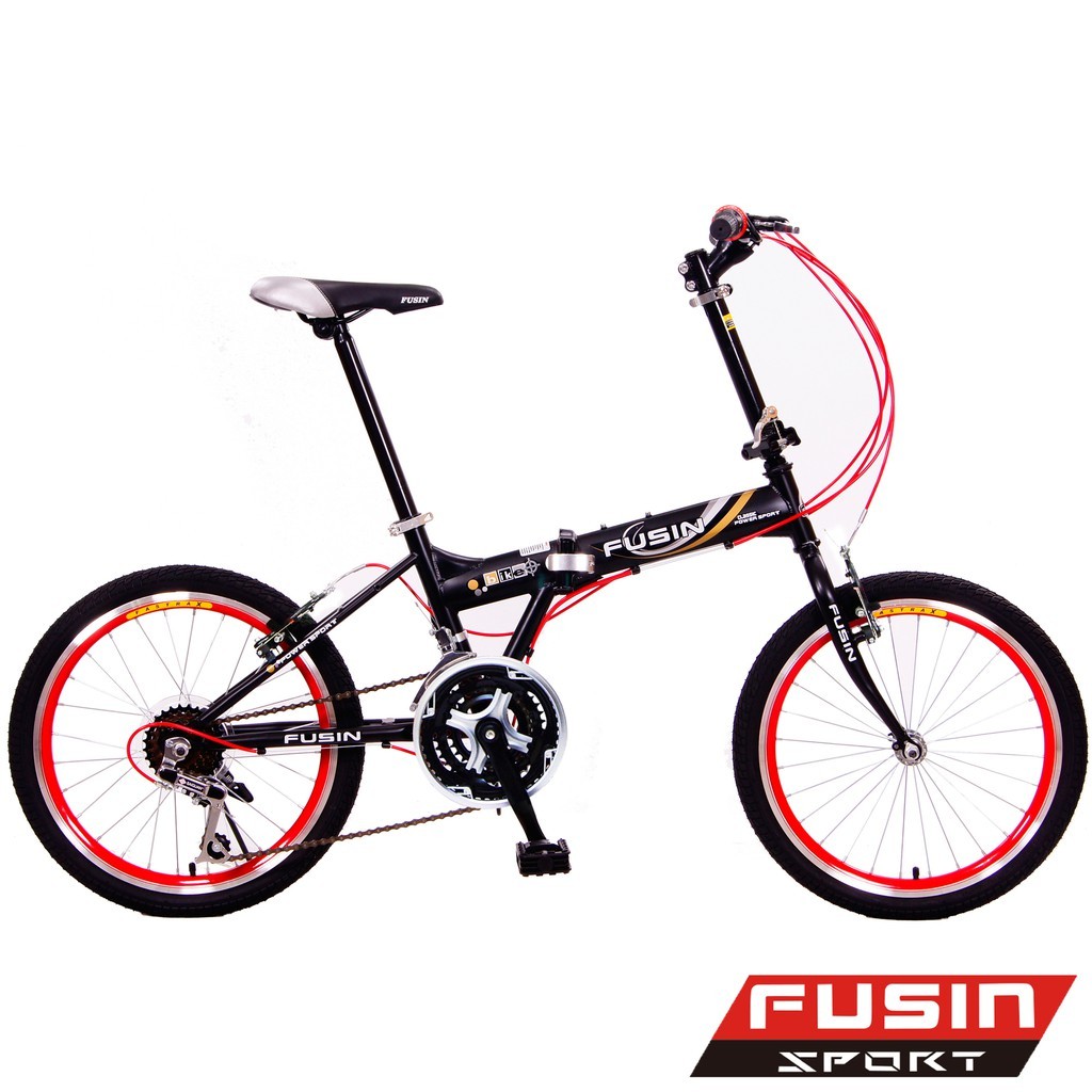 【FUSIN】新騎生活F101 20吋21速摺疊自行車-服務升級免組裝