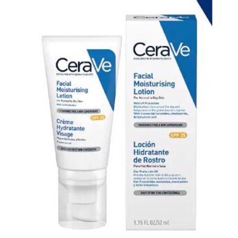 CeraVe 適樂膚  日間溫和保濕乳 SPF25  52ml