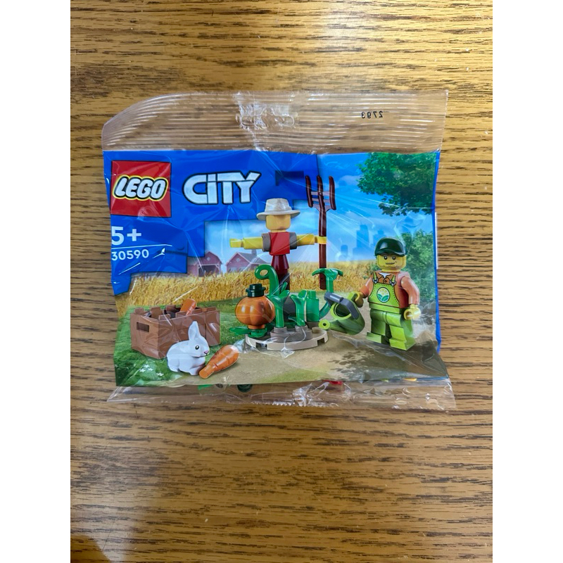 樂高 LEGO 30590 City 城市 農場 花園 稻草人 兔子