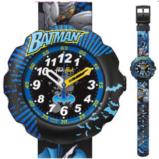 正品 SWATCH FLIK FLAK 黑暗中的蝙蝠俠 Water Resistant 防水 造型手錶