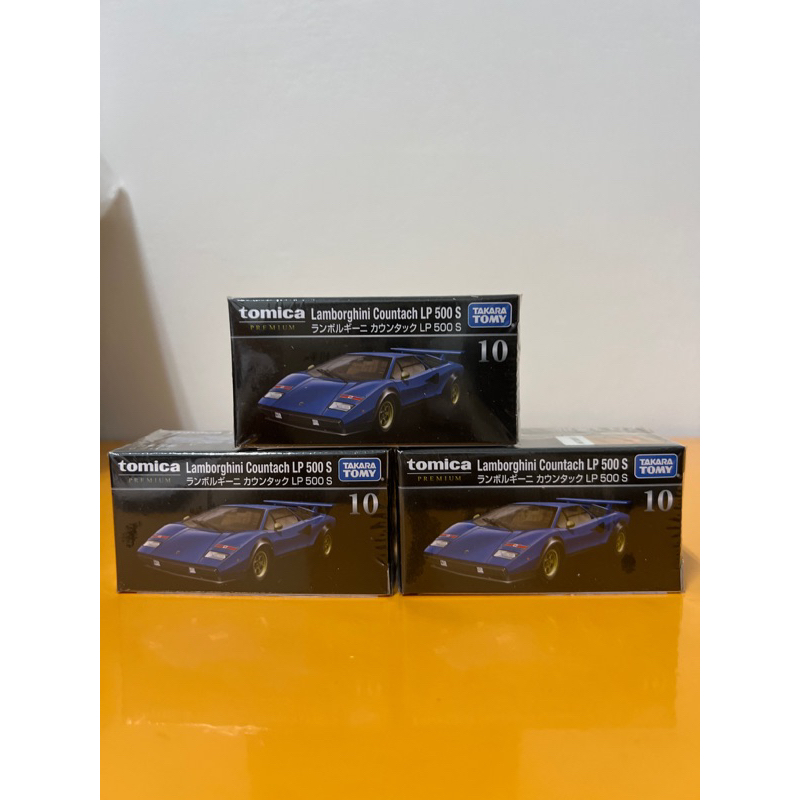 tomica 10 藍寶堅尼 Lamborghini countach lp 500s 黑盒