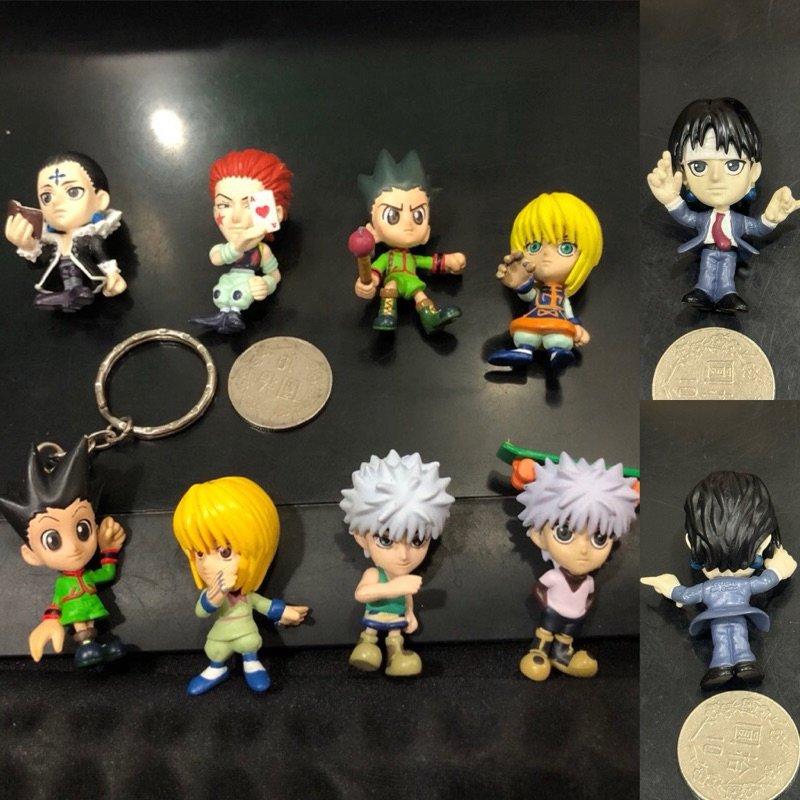 hunterXhunter 獵人 Q版 人偶 公仔 單售 吊飾 鑰匙圈 西索 團長 庫洛洛 奇犽 小傑 酷拉皮卡 雷歐力