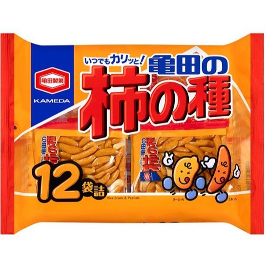 日本 龜田柿種米果 米菓 龜田米果 12袋