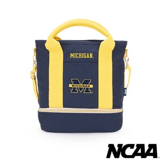 NCAA 密西根 雙層 防水內裡 托特包【73558702】包包 兩用包 側背包 野餐袋 MICHIGAN