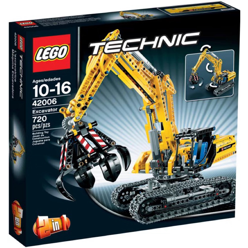 LEGO 樂高 Technic 科技系列 42006 Excavator 挖掘機