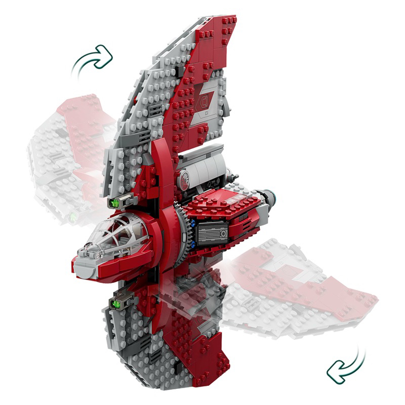 [佳樂］LEGO 樂高 單賣 載具 無人偶 75362 亞蘇卡譚諾的 T-6 絕地穿梭機