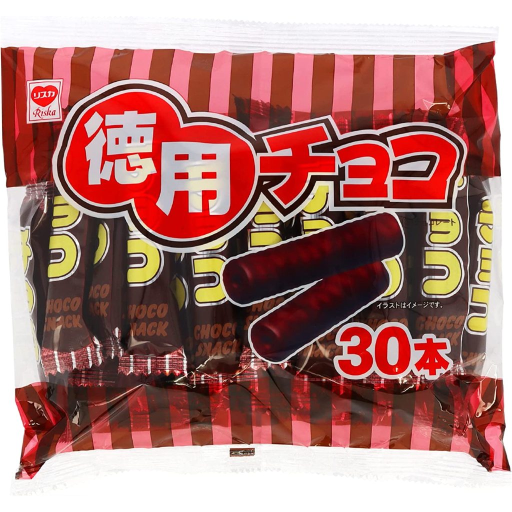 日本 RISKA  日本 德用 巧克力棒 可可風味棒 大包裝