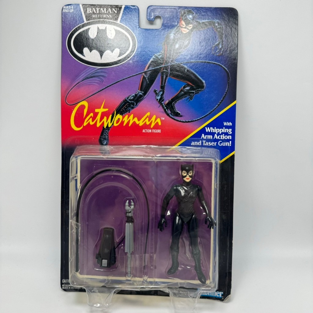 【漫坑】1991 KENNER DC蝙蝠俠大顯神威 Batman Returns 貓女 Catwoman 吊卡 可動公仔