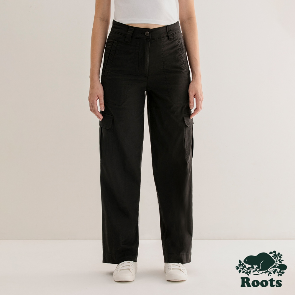 【Roots】 女裝- 摩登周間系列 口袋設計長褲