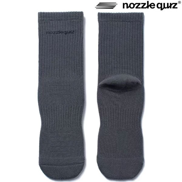 NOZZLE QUIZ 後研 AI-BSSX02SS ESSENTIAL 休閒襪 / 低筒襪 (鏽灰色) 化學原宿
