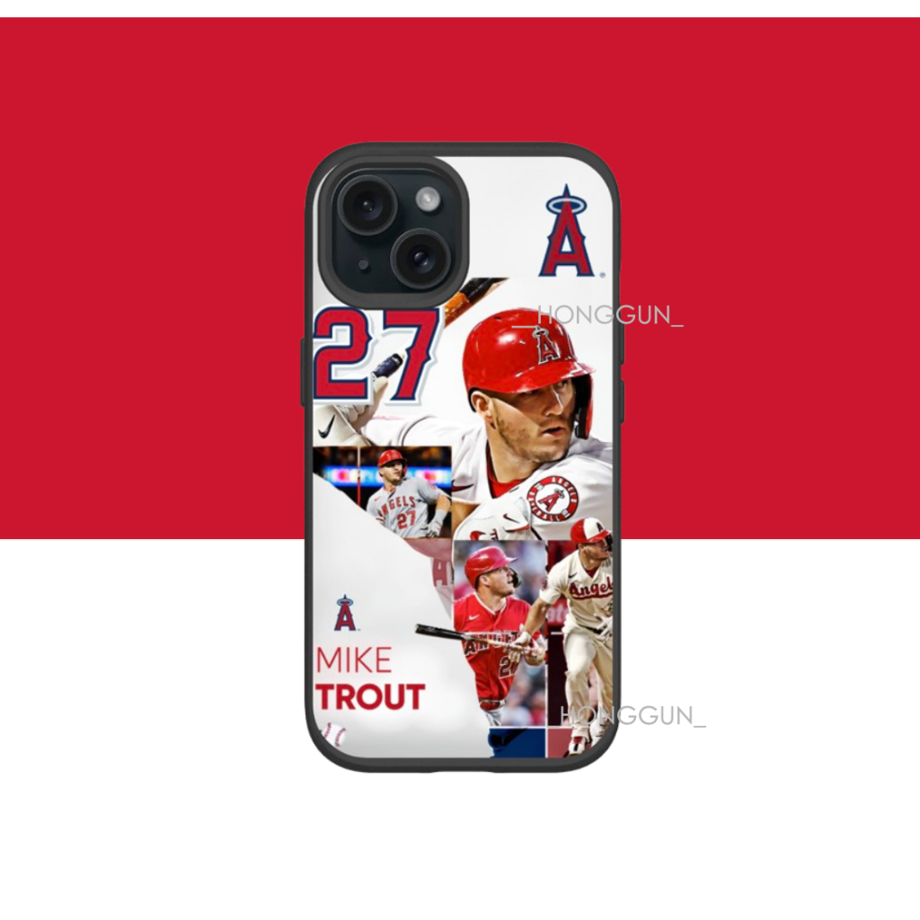 【HG】 神鱒 鱒魚 Mike Trout MLB  棒球 大聯盟 天使隊 手機殼 iphone Samsung