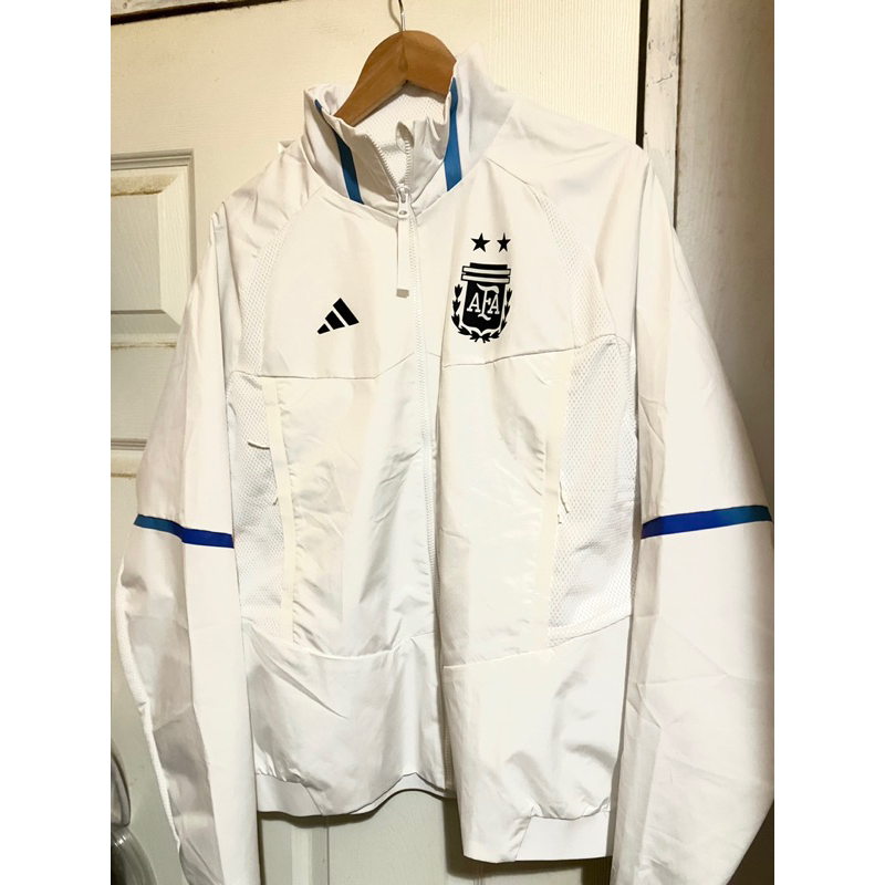 2022 ADIDAS 世界盃 阿根廷國家隊 進場外套 運動外套 XL FIFA2022 IC4446 Messi著用