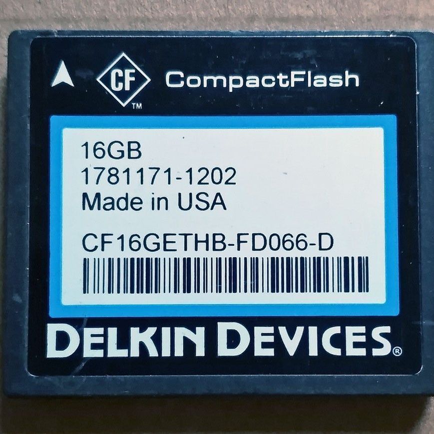 新品/美國DELKIN DEVICES CF卡16GB本地磁盤工業工控CF閃存16G SLC/優百客