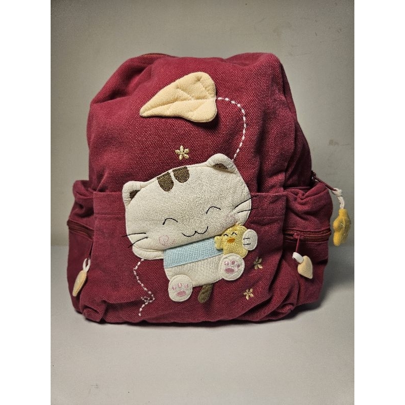MELECAT mele 咪樂貓 手染布包 咪樂貓包包 貓 包包 背包 後背包