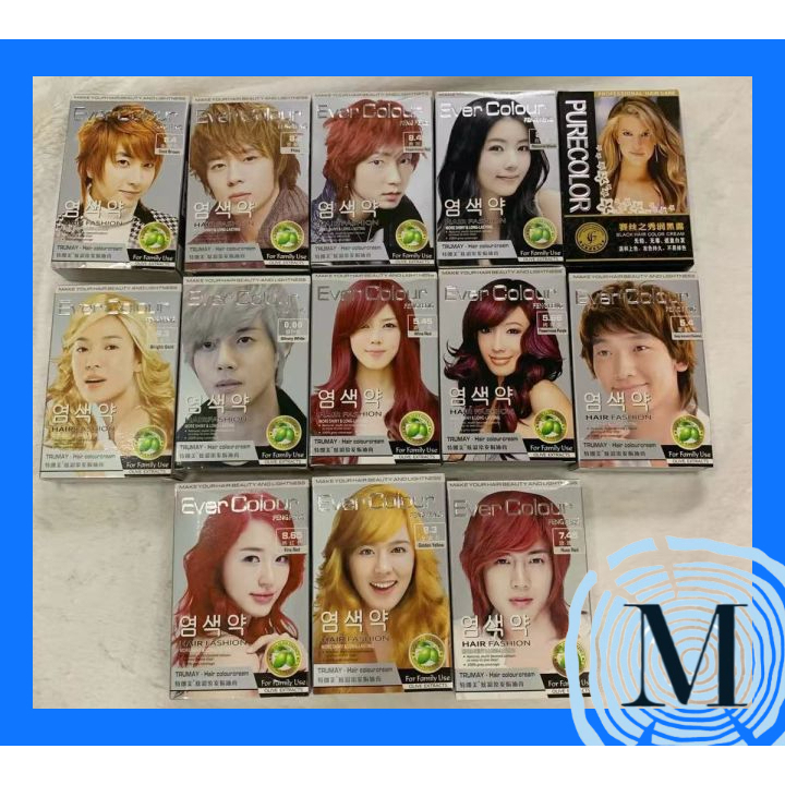 Pewarna rambut warna rambut semir rambut Korea Ori MKHR01