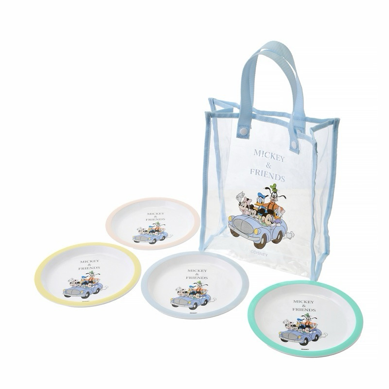 現貨速出 日本迪士尼 米奇和他的朋友餐盤組 餐盤 露營 露營用具 野餐 野餐用具 塑膠盤 盤子