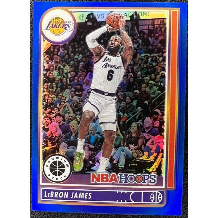 NBA 球員卡 Lebron James 2022-23 Hoops Premium Blue 藍亮 限量99