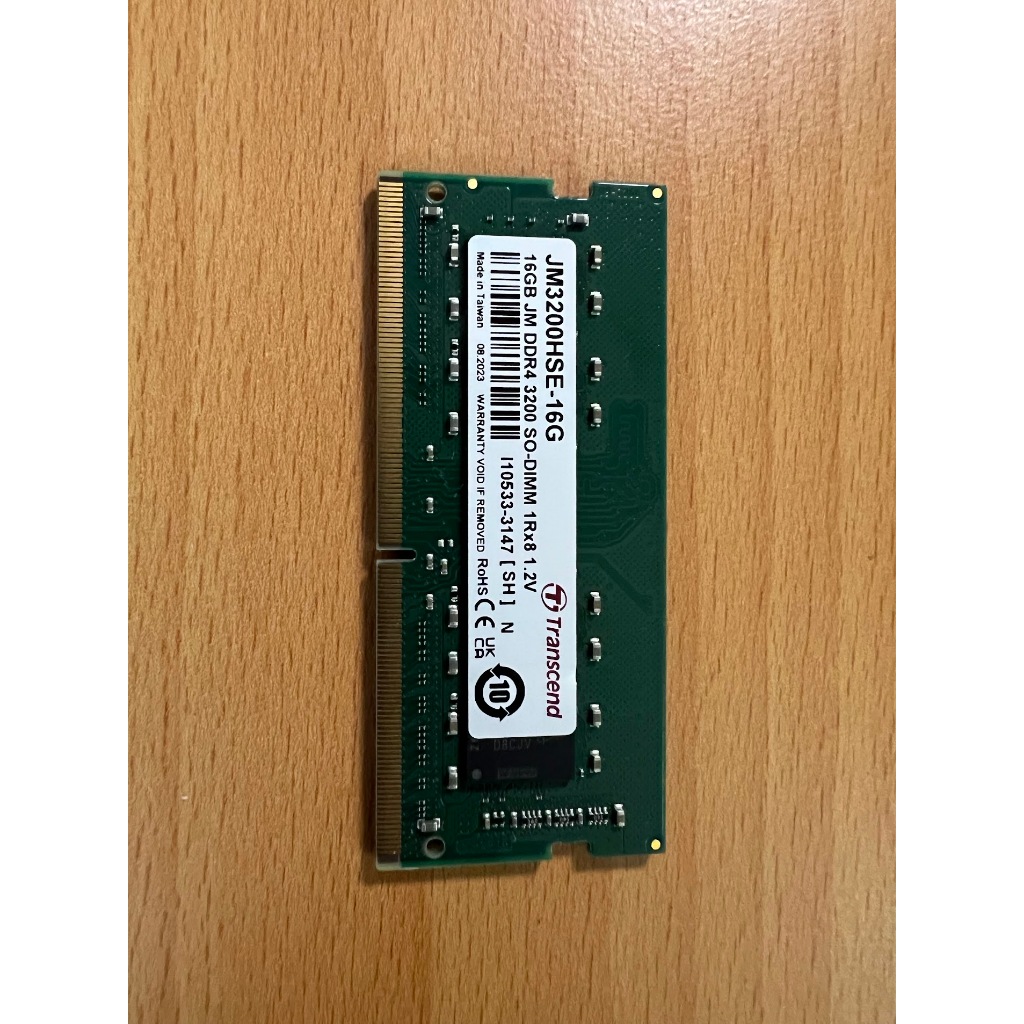 創見 DDR4 3200 16GB 筆電記憶體(終身保固)