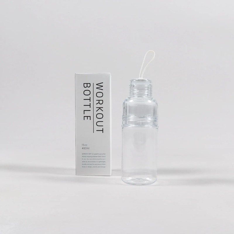 【日本KINTO】 WORKOUT BOTTLE水瓶480ml 運動水壺 透明