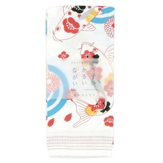 今治毛巾 多用途紗布長毛巾 薄輕長33x100cm - 錦鯉 [偶拾小巷] 日本製