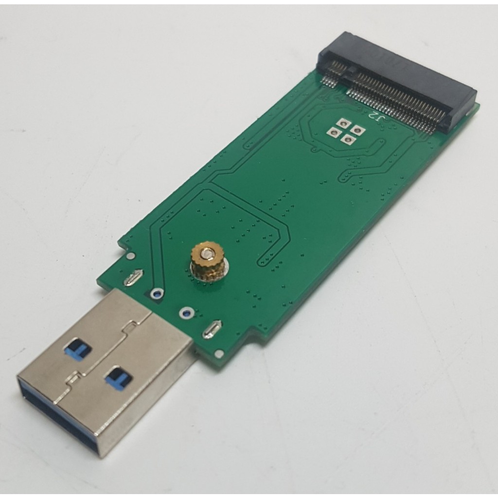 M.2 NGFF SATA固態SSD 2242轉USB 3.0轉接卡 極速 開機 啟動128G隨身碟WTG