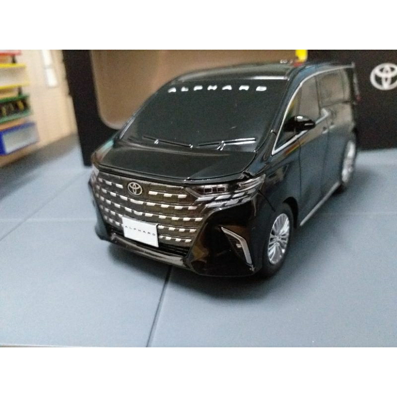 日本 原廠 1/32 豐田 TOYOTA ALPHARD 阿爾法 黑色 Q車 Q版迴力車  模型車
