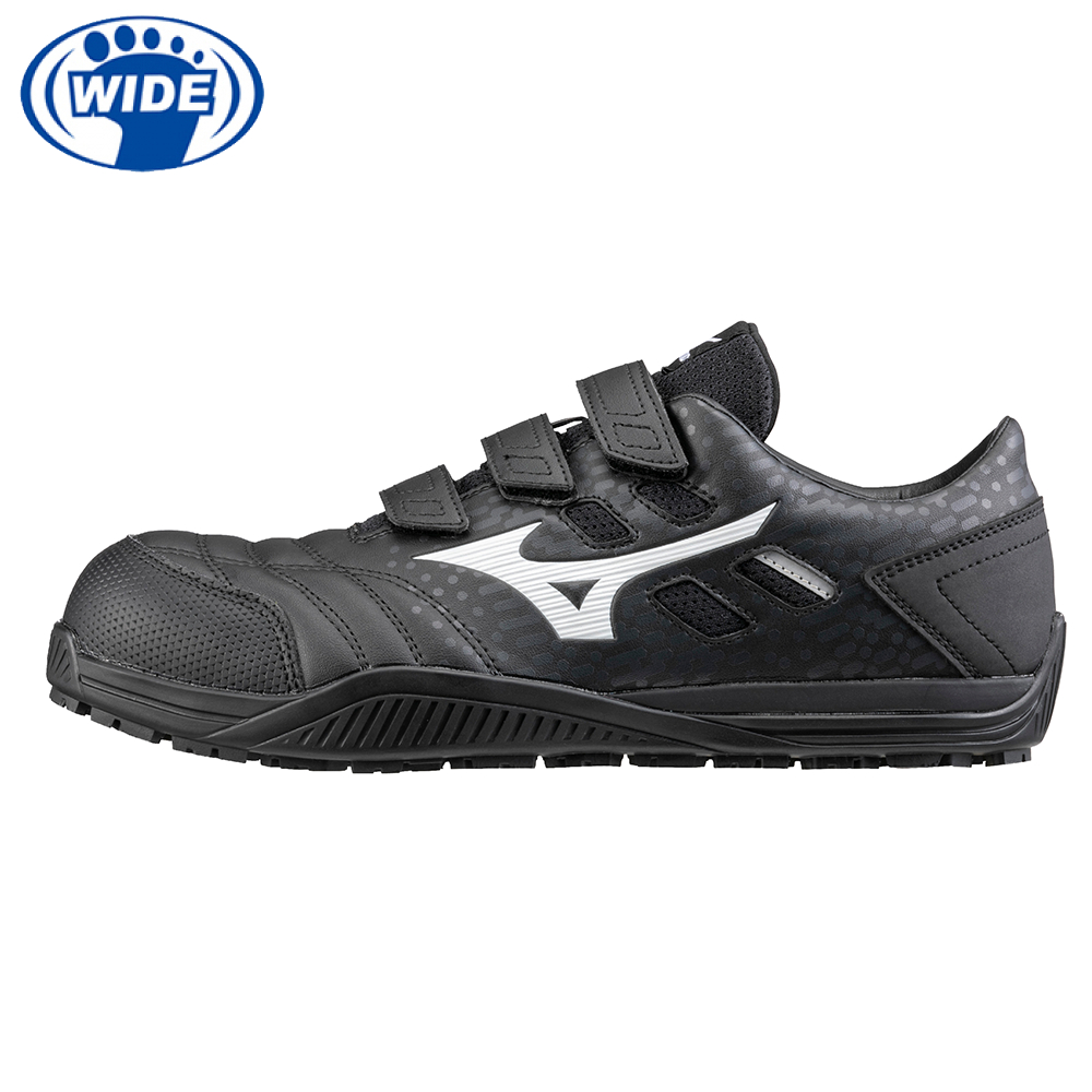 MIZUNO PRIME FIT TD Ⅱ 21L 防護鞋 黑 3E楦 黏帶式 輕量化 開車鞋 F1GA233809