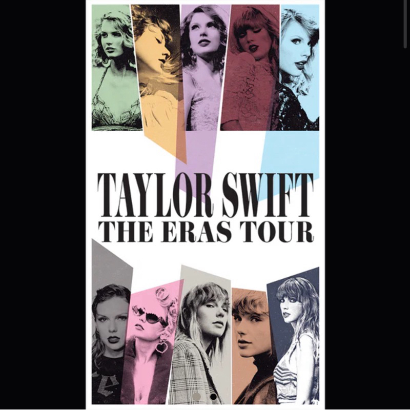 Taylor Swift the eras tour poster 海報