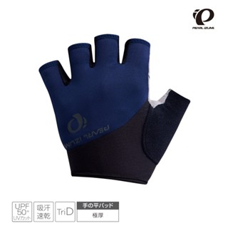 【Pearl izumi】34-15半指手套 極厚墊 藍 (短指手套/半指手套/短手套/單車手套/抗UV手套/防滑手套