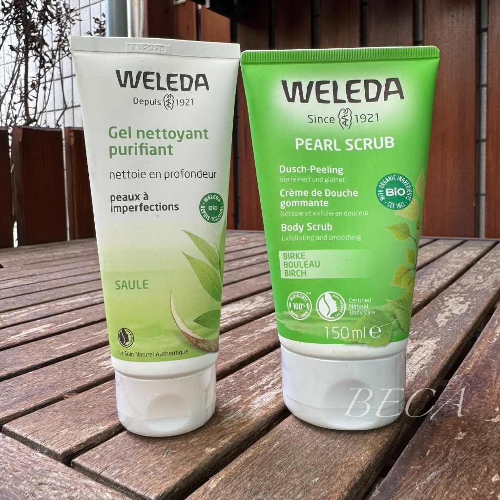 現貨 weleda 歐盟BIO控油系列 潔面凝露100ml/樺樹去角質霜150ml (NEW)