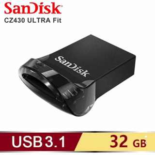 強強滾p SanDisk Ultra Fit CZ430 USB 3.1 隨身碟 32GB
