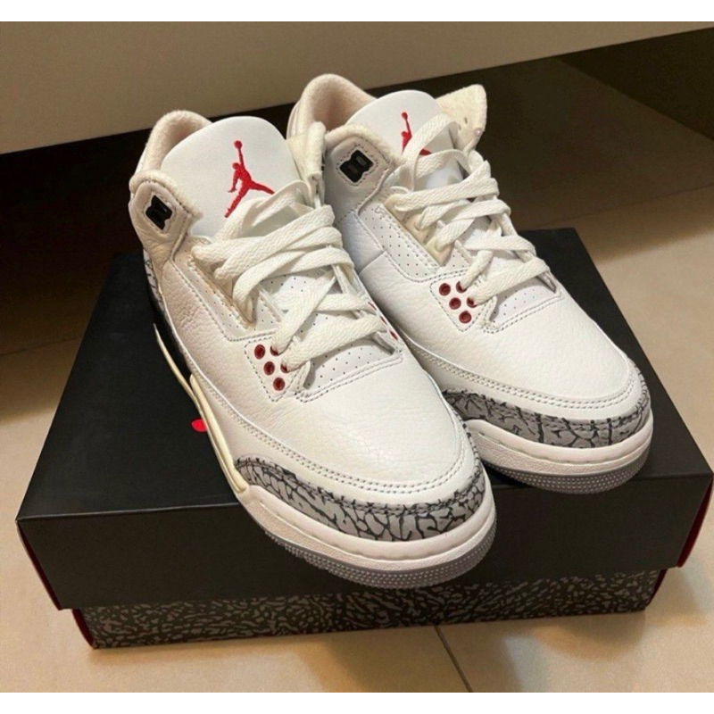 Nike Air Jordan 3 Retro White白水泥女鞋