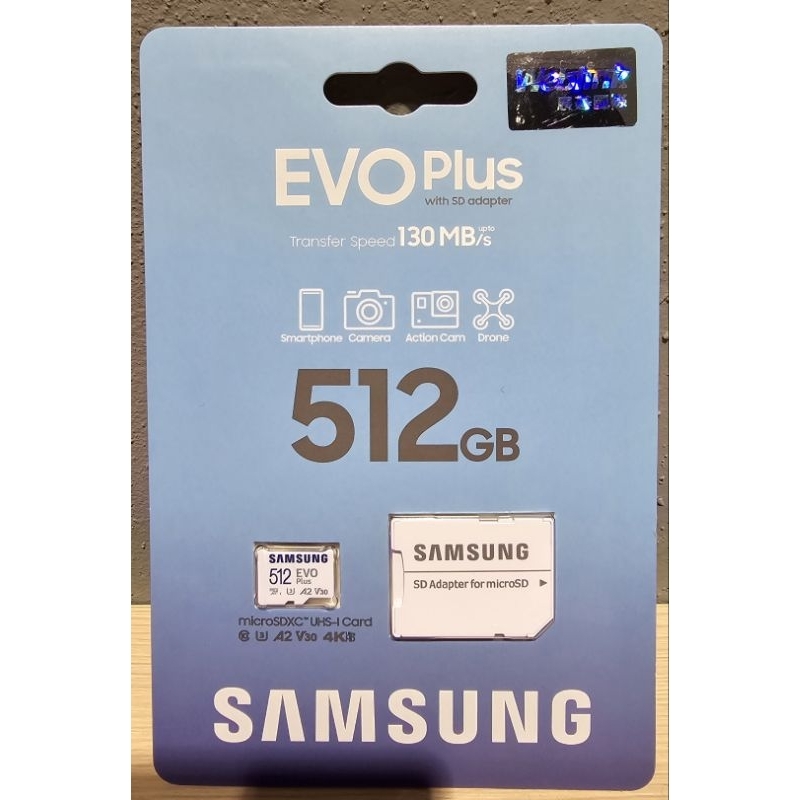 Samsung EVO plus 512G 記憶卡