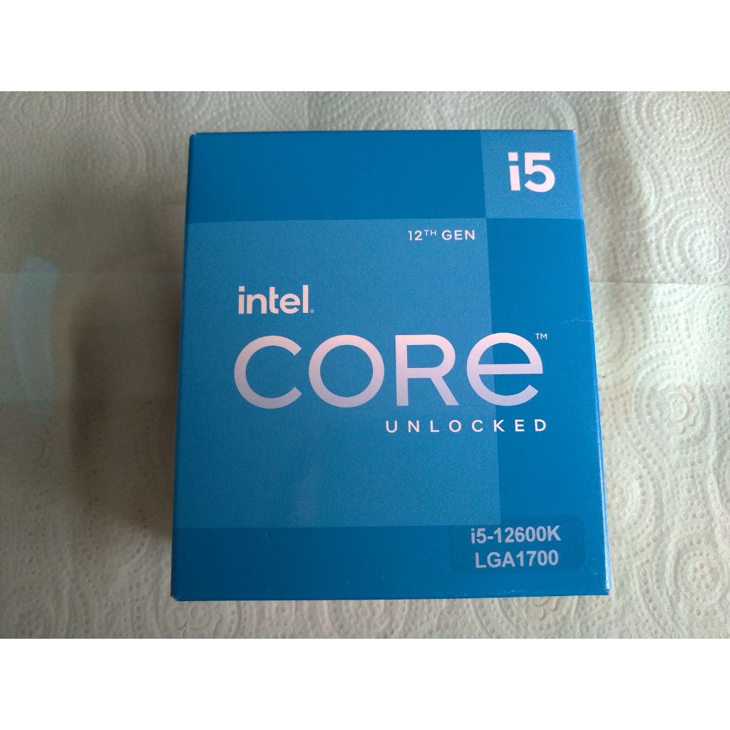 (全新) Intel i5-12600K CPU 全新未拆 / 捷元代理 / 1700腳位 / 有內顯 / 無風扇 /