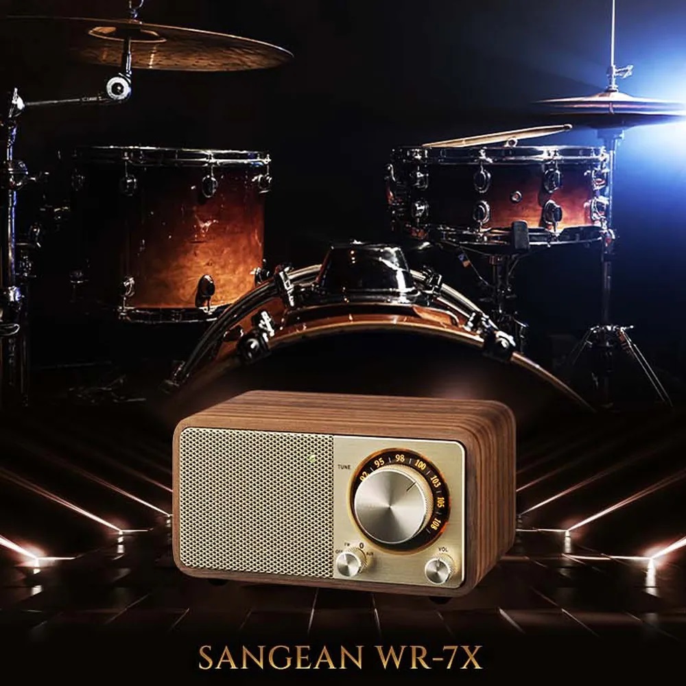 【現貨】SANGEAN 山進 WR-7X 復古藍牙喇叭收音機