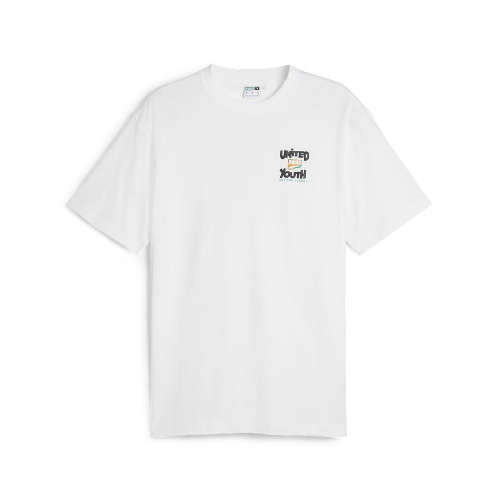 PUMA 短T 流行系列 DOWNTOWN 白 圖樣 短袖 T恤 男 62355852
