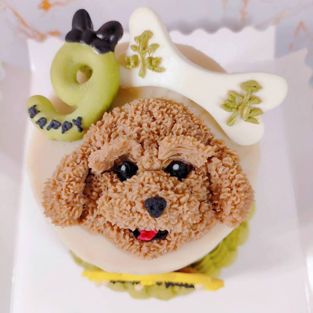 ♡巧思手作韓國寵物烘焙♡4吋客製浮雕寵物頭像鮮食肉蛋糕/寵物蛋糕/狗狗蛋糕/無添加創意手作寵物鮮食