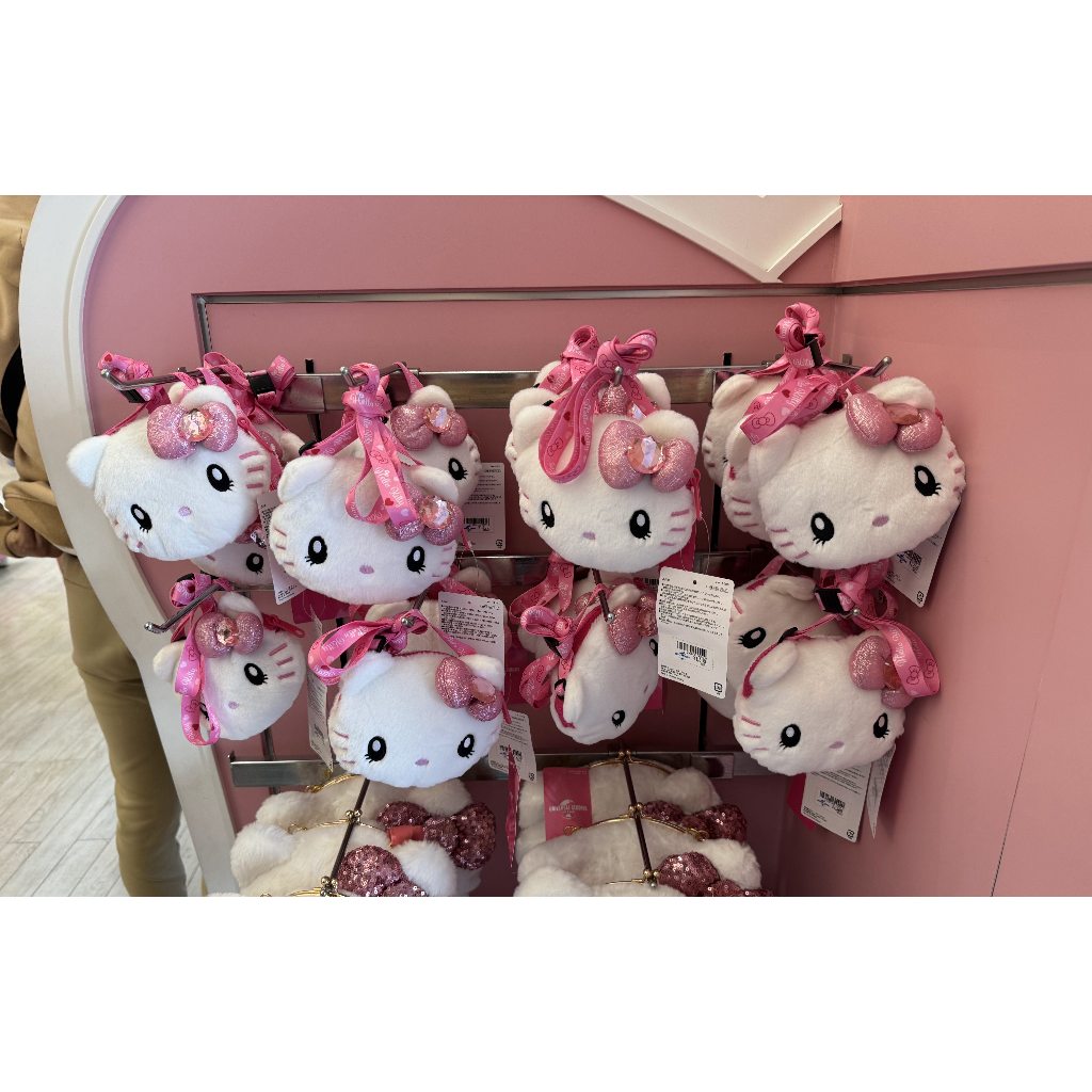 現貨 大阪環球影城USJ Hello Kitty凱蒂貓 票卡包 單肩包 絨毛娃娃 絨毛吊飾 原子筆組