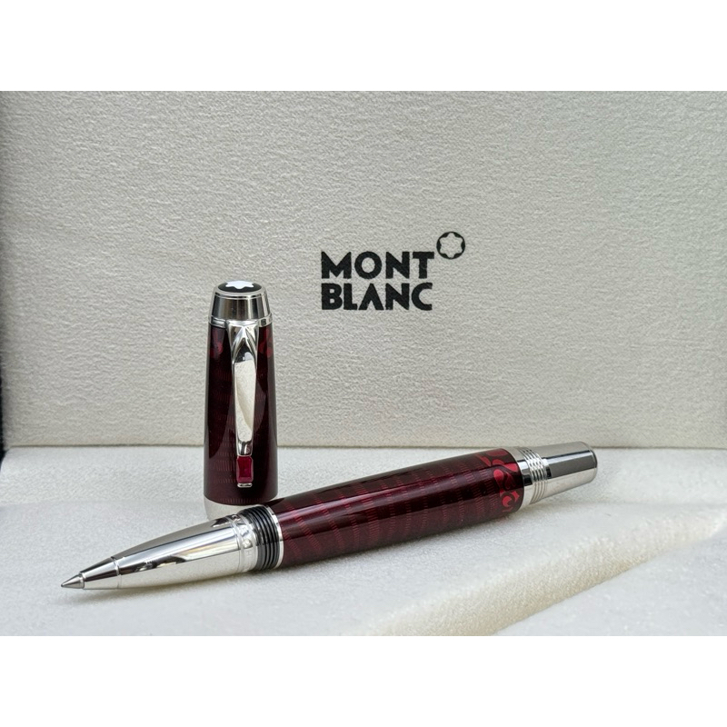 萬寶龍 波希米亞系列 紅鬥牛 鋼珠筆 Montblanc Boheme Rollerball Pen_104926