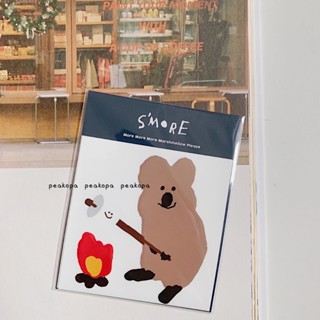 [韓國文創-現貨] D002 Dinotaeng 造型貼紙包 다이노탱 短尾矮袋鼠 Quokka 貼紙
