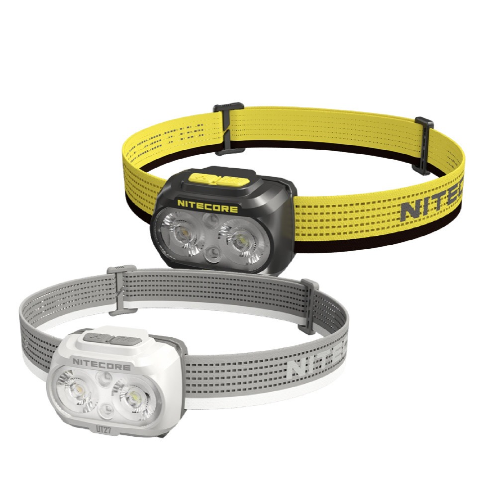 【NITECORE】全新升級UT27 三光源輕量頭燈 LED充電帽燈  登山夜跑燈 戶外照明燈