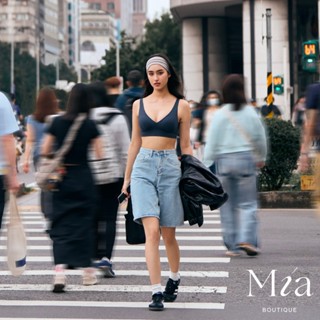 【Mia Boutique】輕量雙深V美胸寬肩帶背釦運動內衣