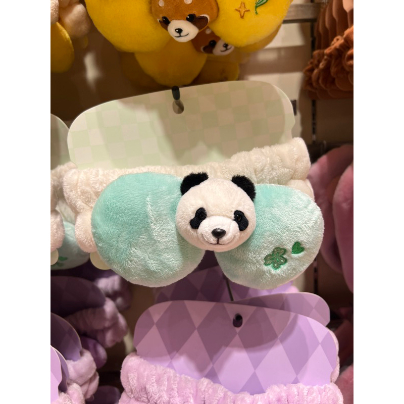 MiA(台灣現貨）愛寶樂園熊貓洗臉髮帶 愛寶福寶樂寶