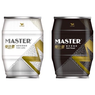 統一 曼仕德濃醇拿鐵咖啡&重烘焙咖啡Can235ml/24罐/箱裝
