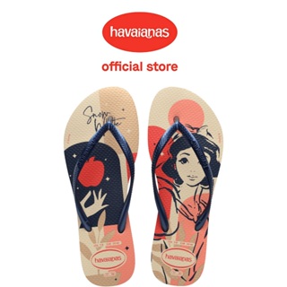 Havaianas 哈瓦仕 拖鞋 夾腳拖 迪士尼 白雪公主 藍 Slim Princesas 4135045-8954W