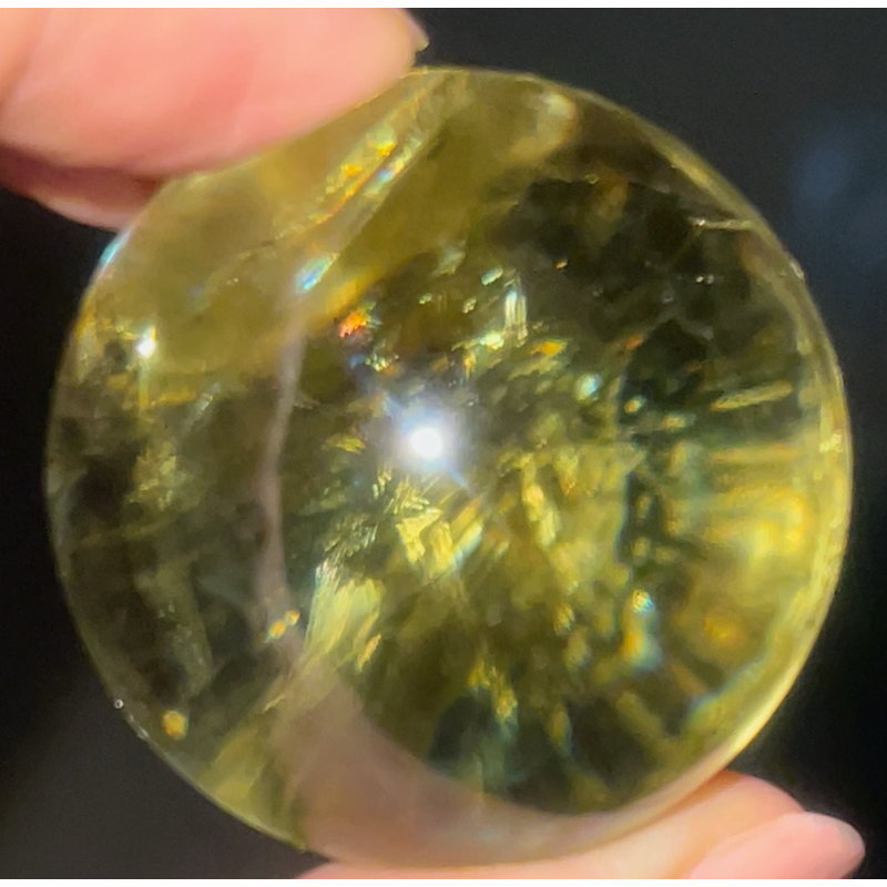 🌟天然黃水晶球🌟3.8cm金字塔